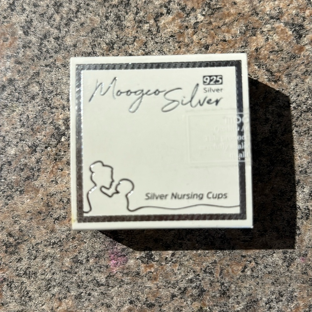 New silver nursing cups